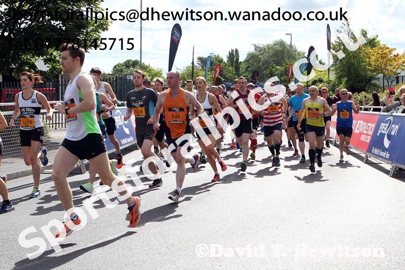 Great North 10k, Gateshead. Photo: David T. Hewitson/Sports for All Pics